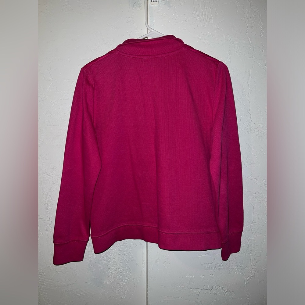 Ralph Lauren Pink Quarter Button Up Sweatshirt - Picture 5 of 12